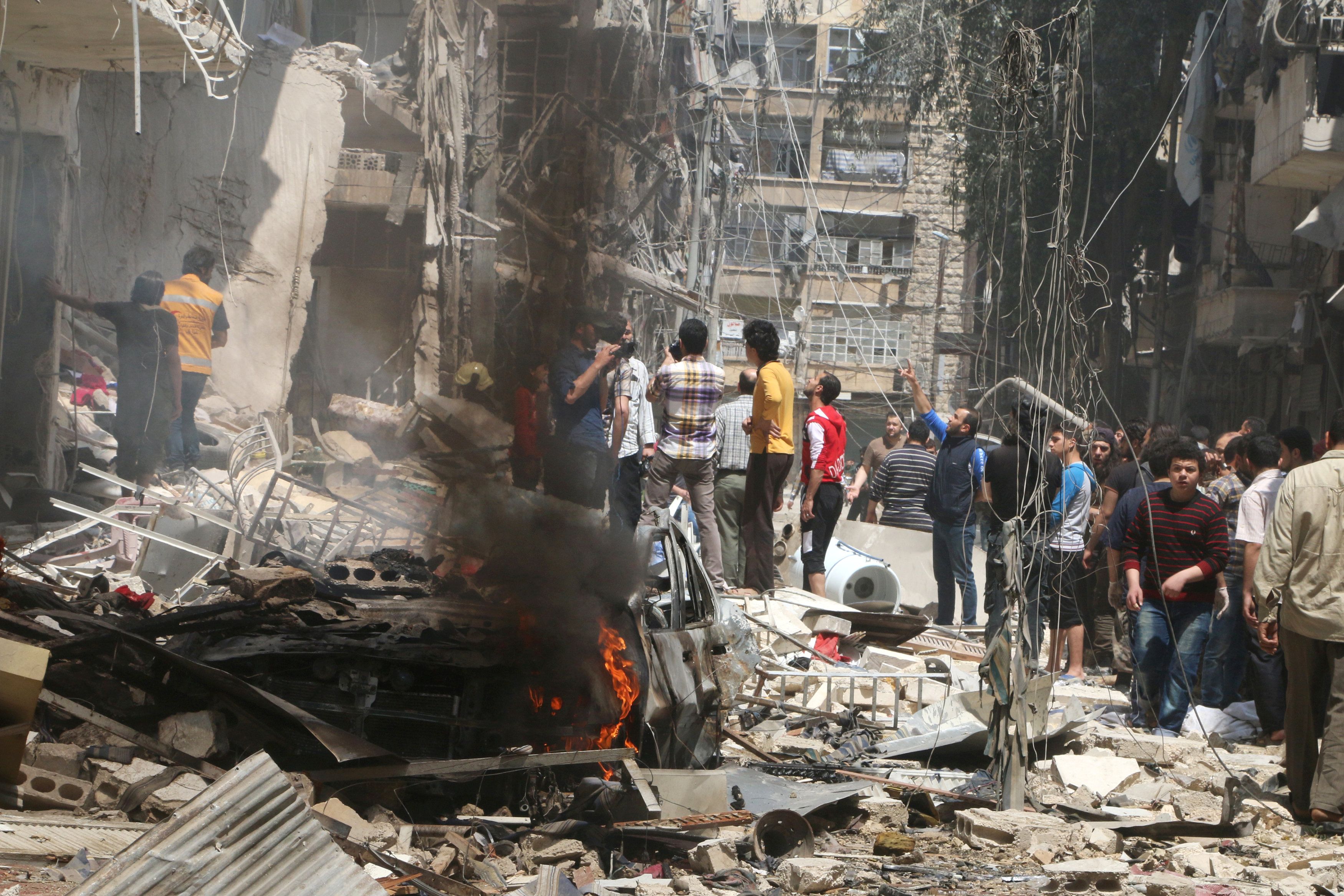 OHE: Απόλυτη καταστροφή στην ανατολική Γούτα της Συρίας