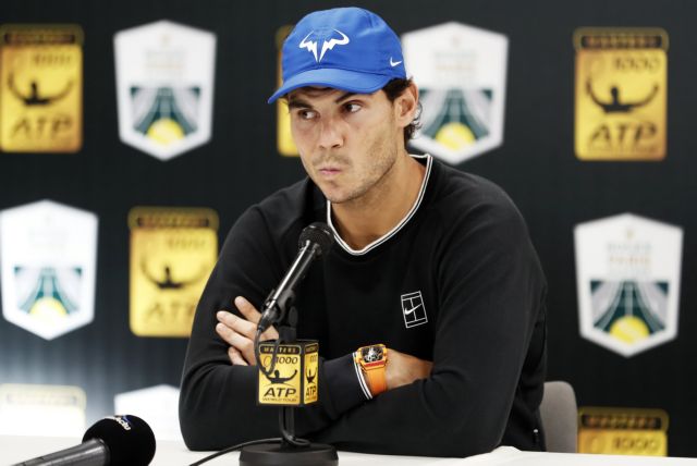 Ο Ναδάλ αποχώρησε από το Masters στο Παρίσι