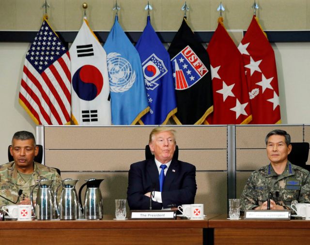 Τραμπ: Η υπομονή έναντι της Πιονγκγιάνγκ έχει παρέλθει