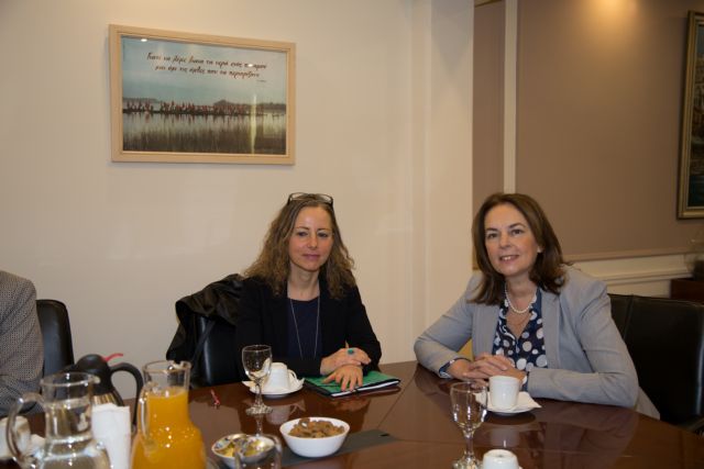 Συνάντηση Παπανάτσιου με την υφυπουργό Οικονομικών του Βρανδεμβούργου