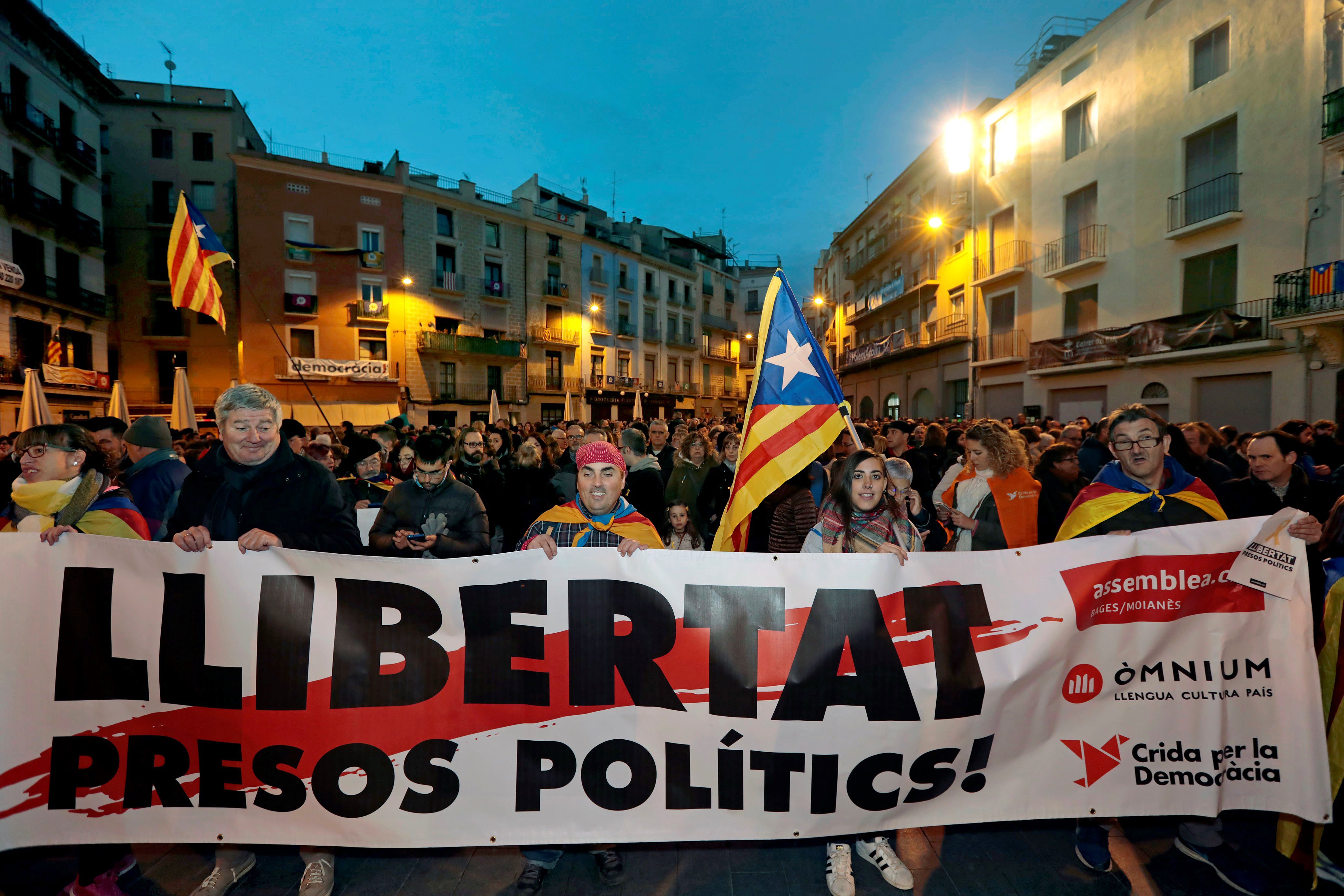 Ελεύθερη η πρόεδρος του καταλανικού κοινοβουλίου