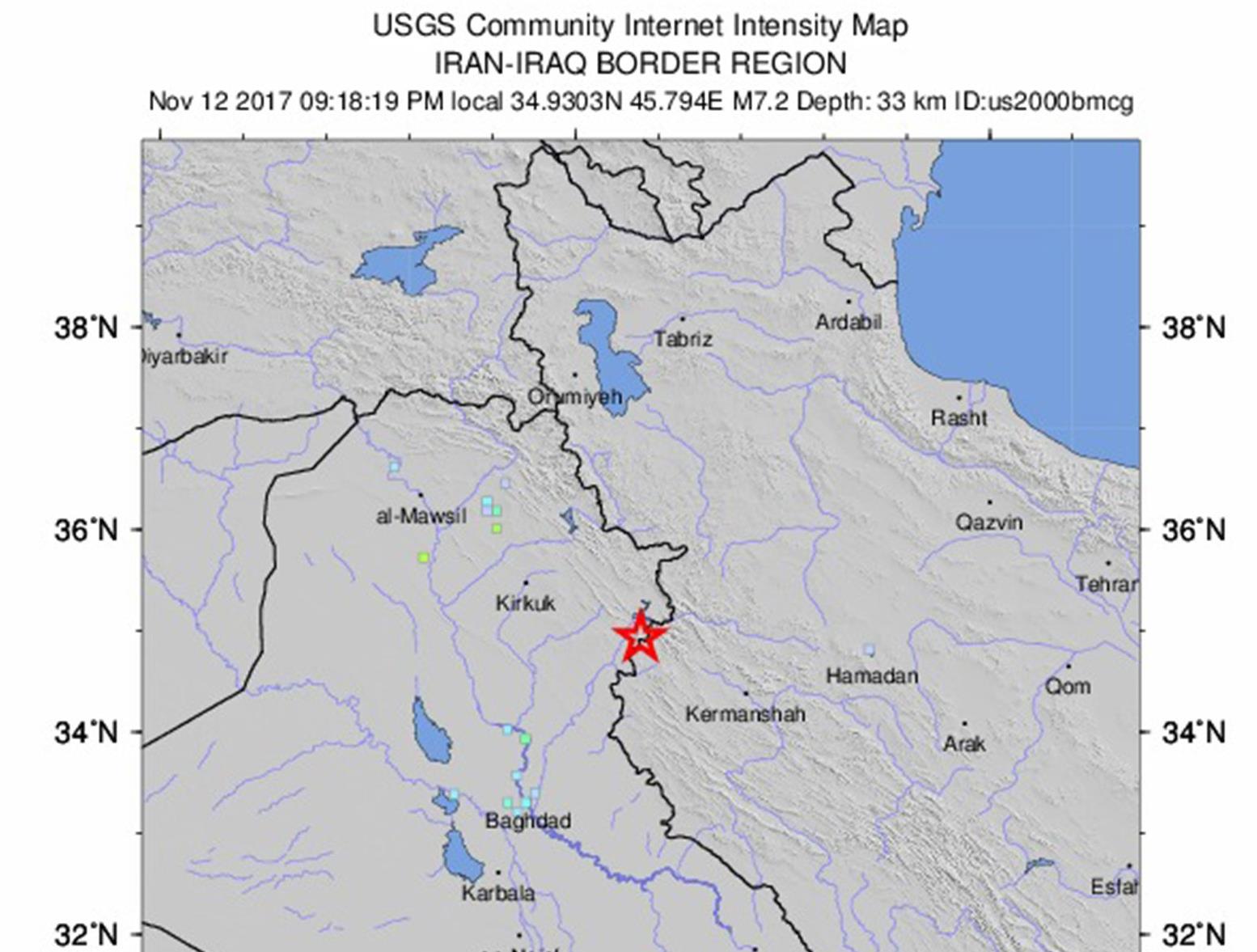 Ιράκ – Ιράν: Φονικό χτύπημα του Εγκέλαδου με 7,3 R [Βίντεο]