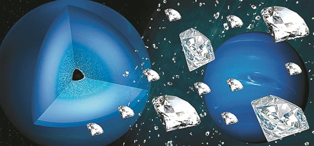 Διαμαντένιες ατμόσφαιρες και βροχοπτώσεις πολύτιμων λίθων