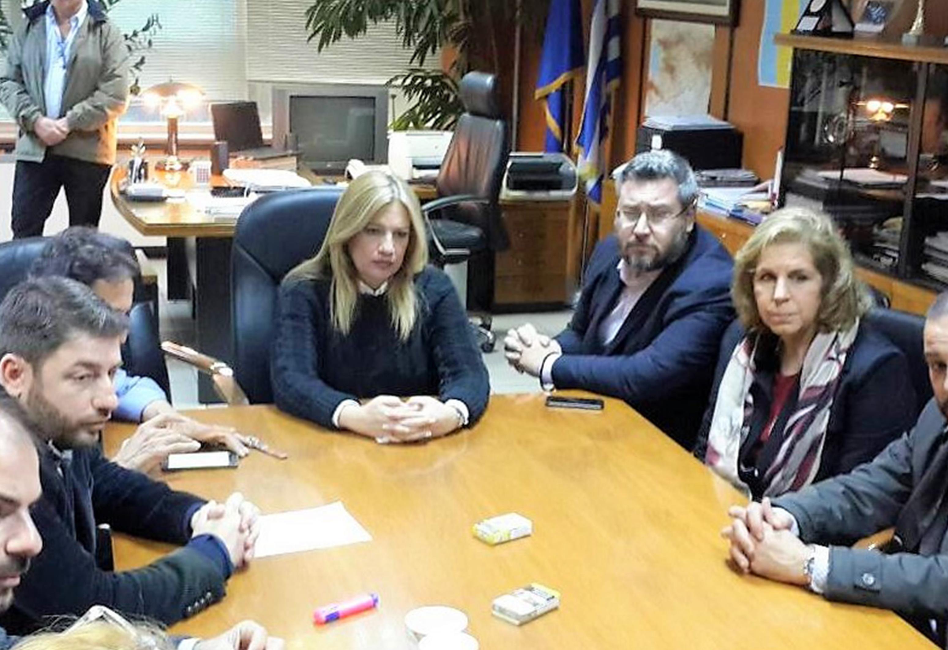 Κεντροαριστερά: Μήνυμα ενότητας Φώφης – Ανδρουλάκη από τη Μάνδρα