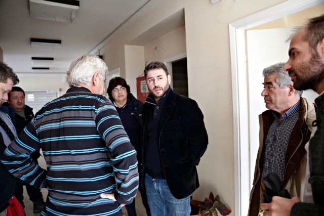 Στις πληγείσες περιοχές ο Νίκος Ανδρουλάκης