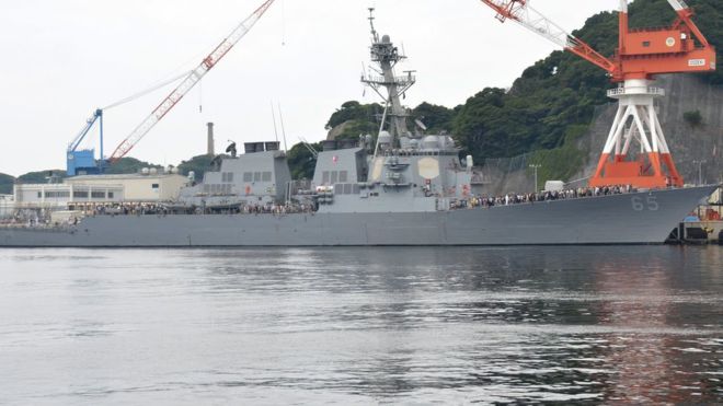 Πολεμικό πλοίο των ΗΠΑ συγκρούστηκε με ιαπωνικό ρυμουλκό