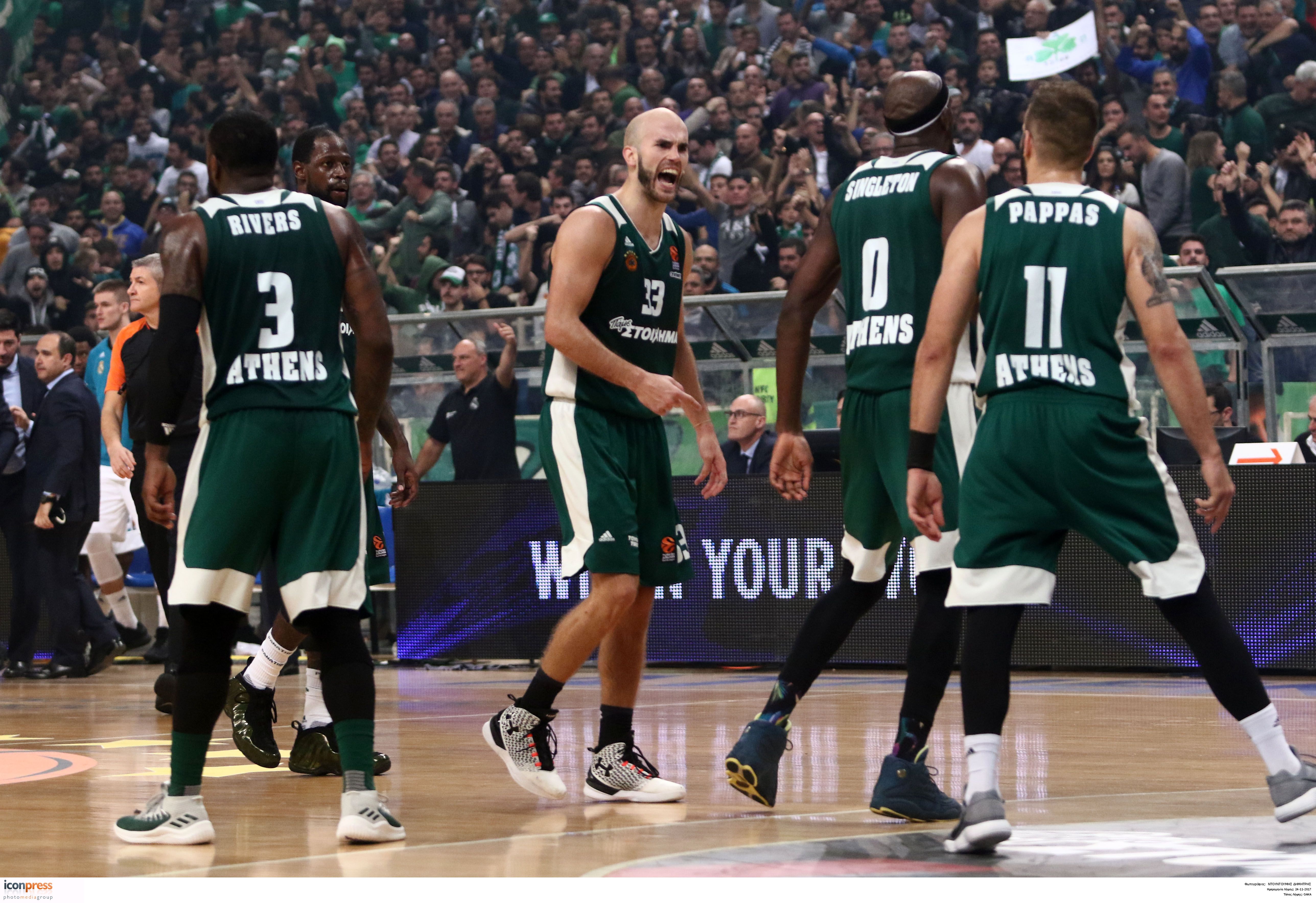 Ο Παναθηναϊκός έκανε την ανατροπή και νίκησε τη Ρεάλ