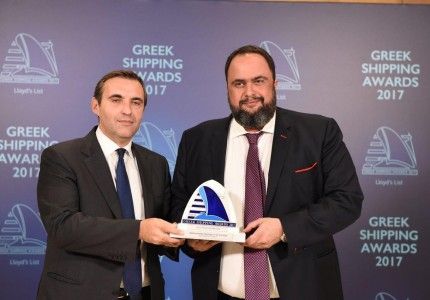 Lloyd’s list names Marinakis person of the year in Greek shipping