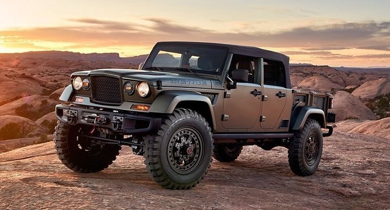 To Jeep Wrangler Pickup «υποψήφιο» για υφασμάτινη οροφή