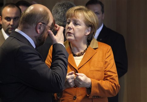 Γερμανία: Συνάντηση Μέρκελ – Σουλτς για άρση του αδιεξόδου