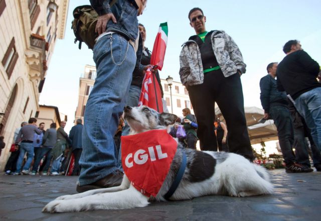 Ιταλία: Σε εξέλιξη διαδηλώσεις του συνδικάτου Cgil σε πέντε μεγάλες πόλεις