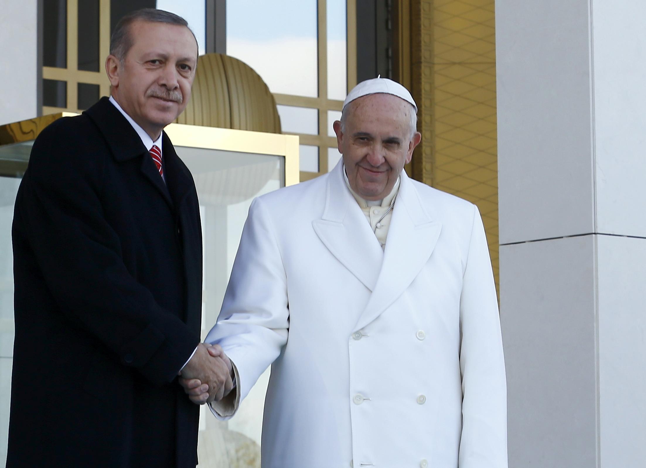 Επικοινωνία Ερντογάν-Πάπα Φραγκίσκου για Ιερουσαλήμ
