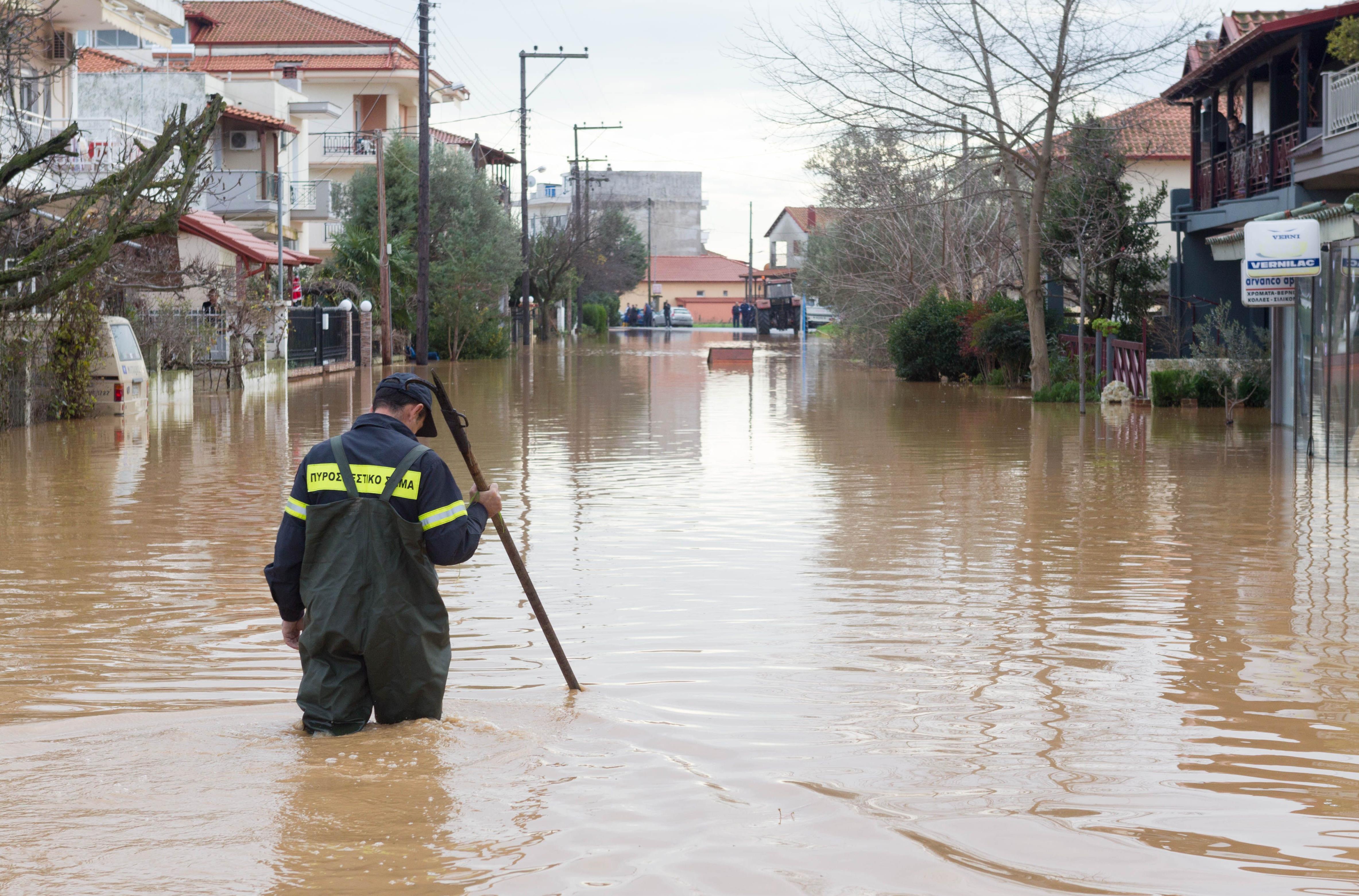 Δέκα ζώνες υψηλού κινδύνου για πλημμύρα στην Κ.Μακεδονία