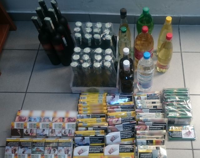 Σέρρες: Πέντε συλλήψεις για λαθρεμπόριο ποτών και τσιγάρων