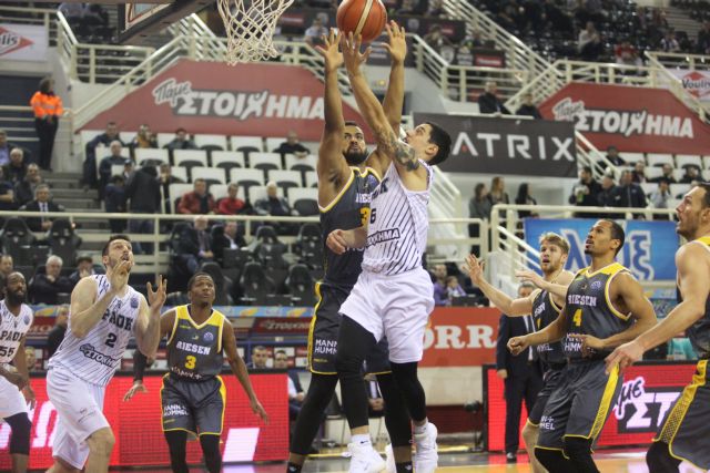 Συντριβή του ΠΑΟΚ με 83-63 από τη Λούντβιγκσμπουργκ