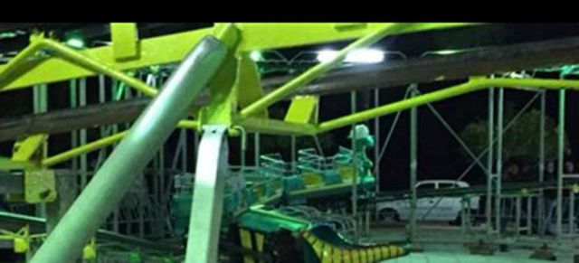 Χωρίς άδεια το τρενάκι που εκτροχιάστηκε σε λούνα παρκ