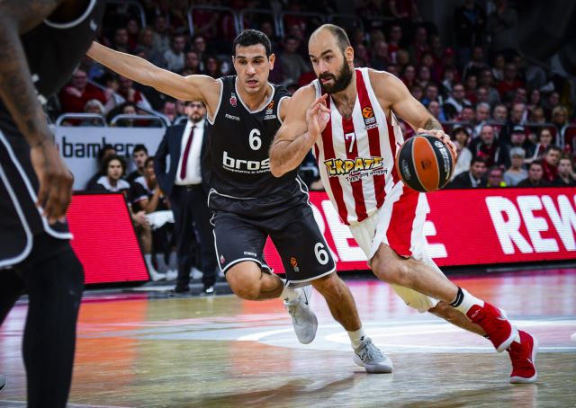 «Αυτοκτονία» του Ολυμπιακού, έχασε 67-65 από τη Μπάμπεργκ