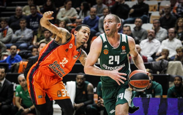 Ήττα του Παναθηναϊκού από την ουραγό Βαλένθια με 67-63