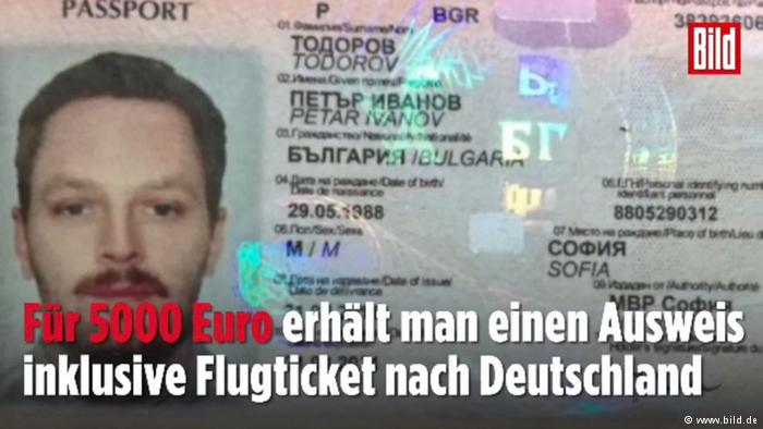 German tabloid Bild sees fake passport paradise in Athens