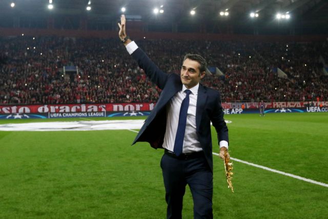 Οι οπαδοί της Μπαρτσελόνα αποθεώνουν τον Βαλβέρδε α λά Ολυμπιακός