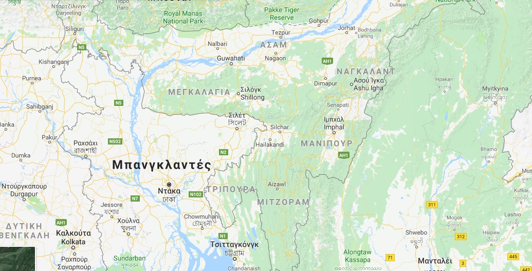 Ισχυρός σεισμός 5,5 Ρίχτερ στη βορειοανατολική Ινδία