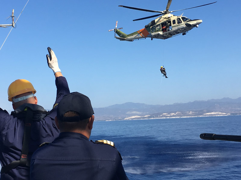 Κοινή άσκηση κυπριακών και ελληνικών δυνάμεων για έρευνα [Εικόνες]