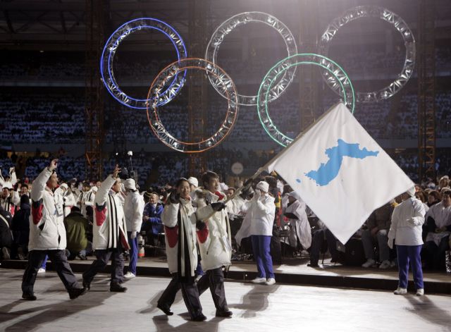 Βόρεια και Νότια Κορέα κάτω από την ίδια σημαία στους Χειμερινούς Αγώνες