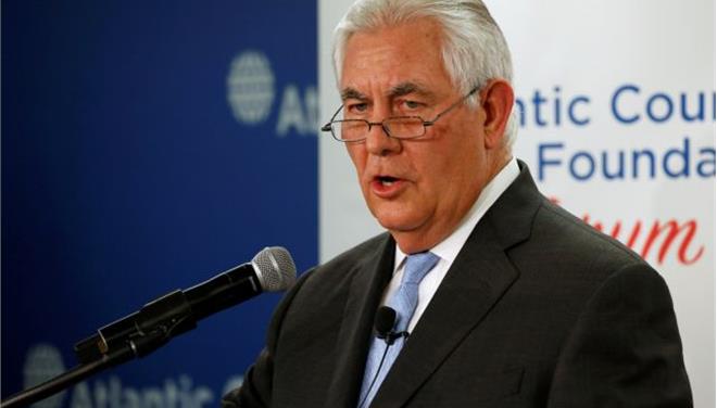 Τίλερσον: Οι ΗΠΑ απορρίπτουν τα σχέδια για τον Nord Stream 2