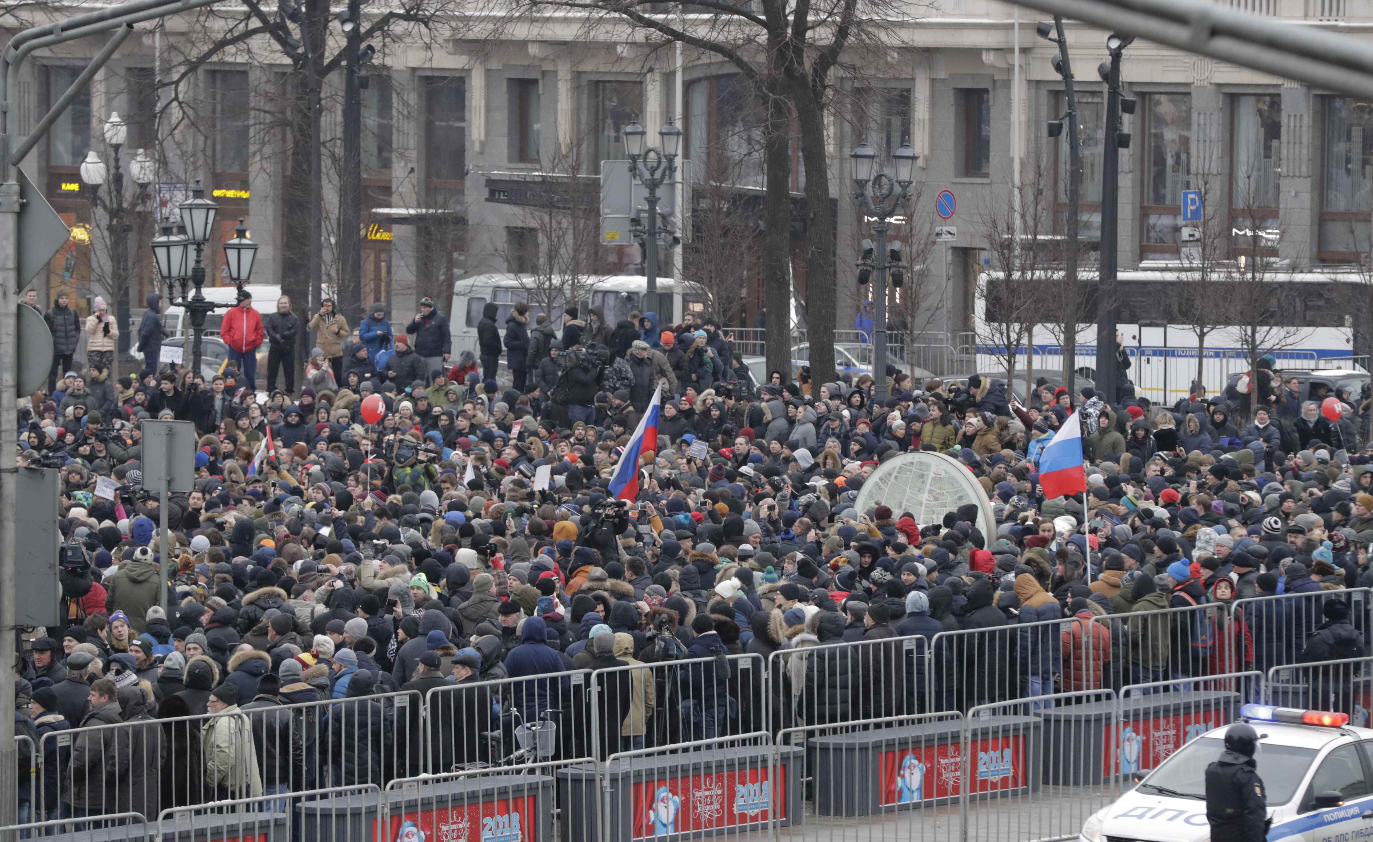 Ρωσία: Συνελήφθη ο Ναβάλνι σε διαδήλωση κατά του Πούτιν
