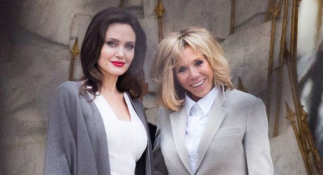 H Αντζελίνα Τζολί συναντήθηκε με τη Μπριζίτ Μακρόν