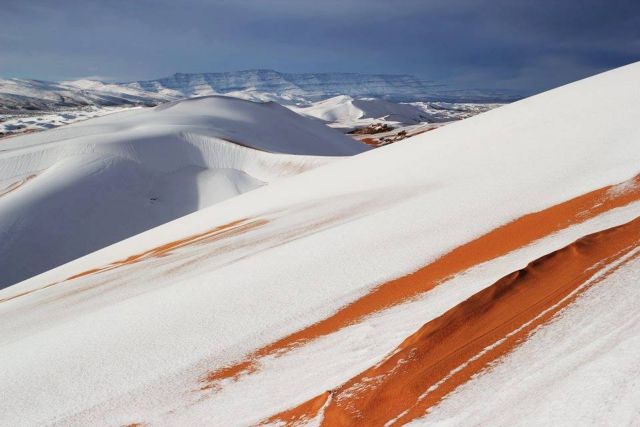 Μαρόκο: Ασυνήθιστες χιονοπτώσεις στην έρημο