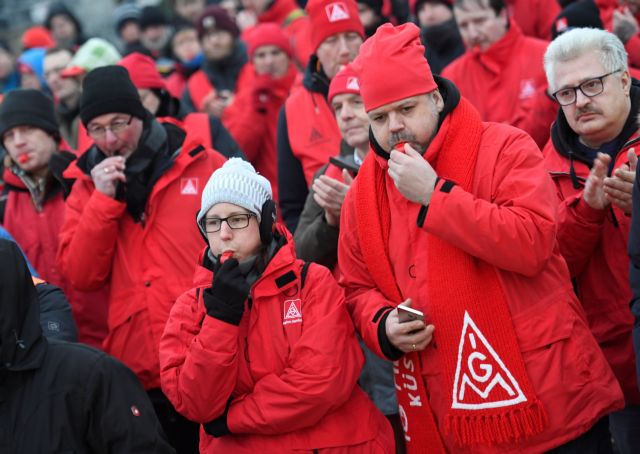 Ξεκίνησε απεργίες το IG Metall στη Γερμανία