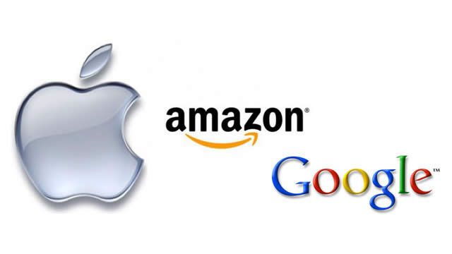 Apple, Google, Amazon: Ποια θα φθάσει πρώτη στο ένα τρισ. δολάρια;