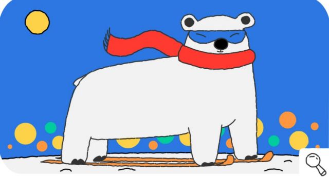 Μια αρκούδα-σκιέρ στο σημερινό doodle της Google