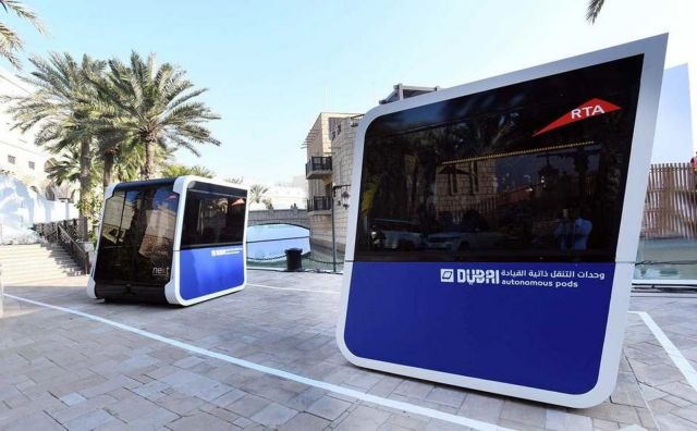 Ηλεκτροκίνητα λεωφορειάκια χωρίς οδηγό στο Ντουμπάι