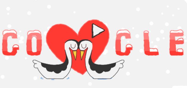 Αφιερωμένο στον Άγιο Βαλεντίνο το Google doodle