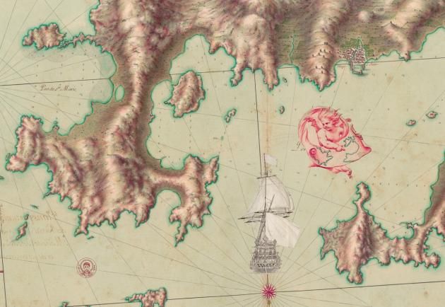 Ενώθηκαν χάρτες του Αιγαίου που δημιουργήθηκαν πριν από τρεις αιώνες