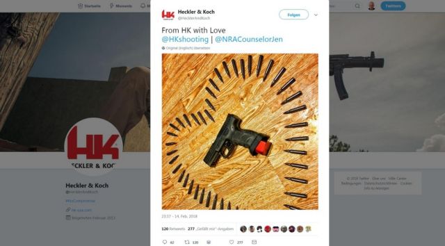 Bιομηχανία όπλων απέσυρε αμφιλεγόμενο Tweet μετά το μακελειό στη Φλόριντα