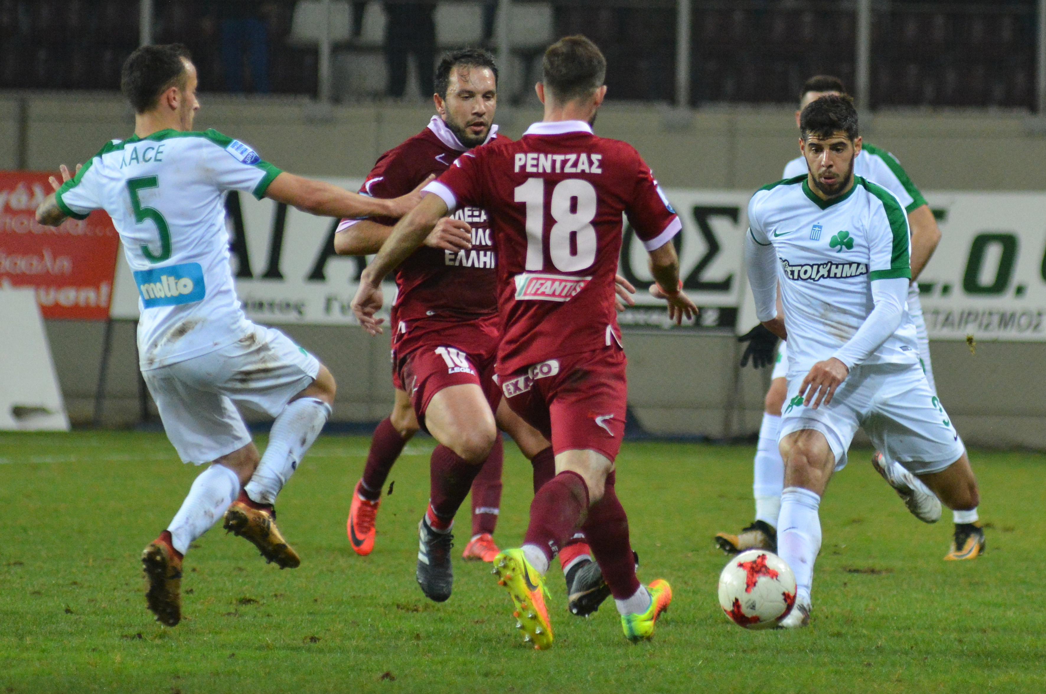 Πρώτη εκτός έδρας νίκη για τον Παναθηναϊκό, 0-1 τη Λάρισα