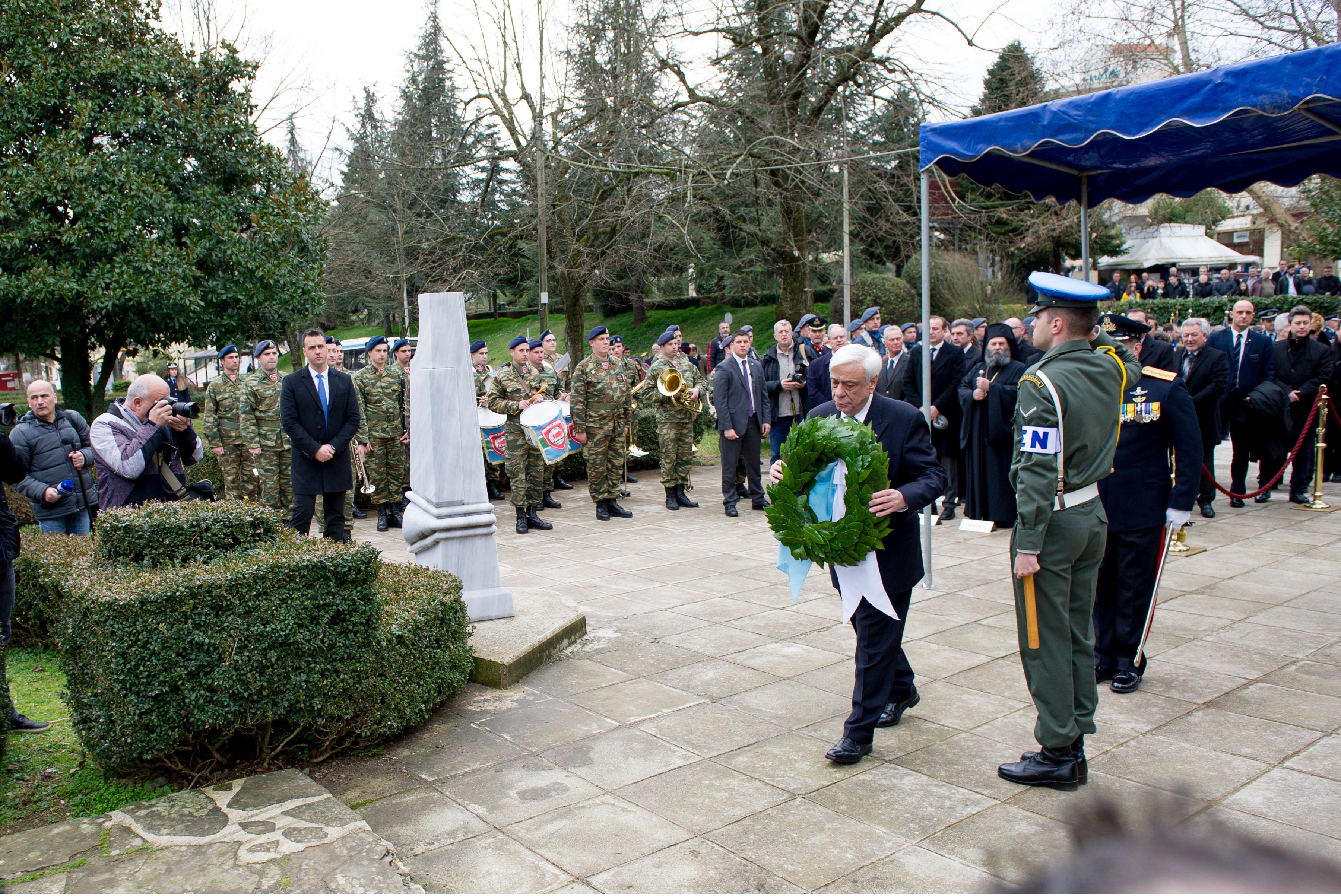 Παυλόπουλος: Τιμούμε τους φίλους μας, δεν φοβόμαστε τους εχθρούς μας