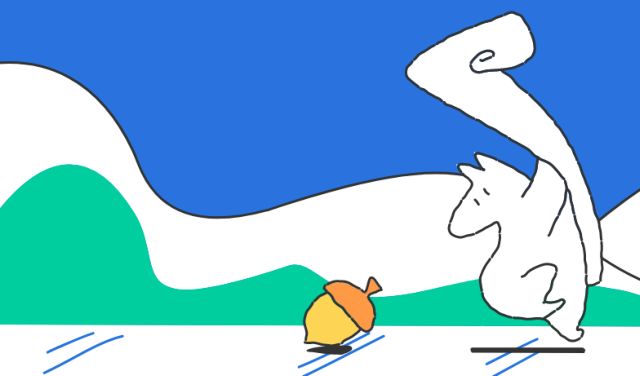 Ένα σκιουράκι στο Google doodle