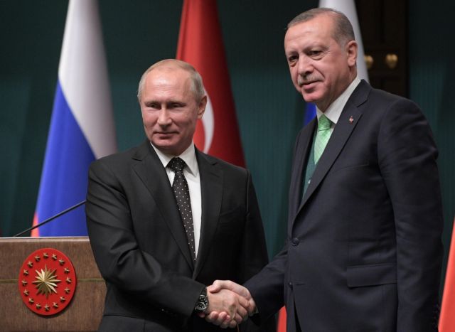 Συνομιλία Πούτιν – Ερντογάν για τις εξελίξεις στη Συρία
