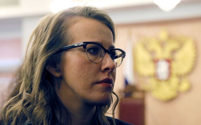 Ρωσία: Επίθεση δέχθηκε η υποψήφια στις προεδρικές εκλογές Ξένια Σαμπτσάκ