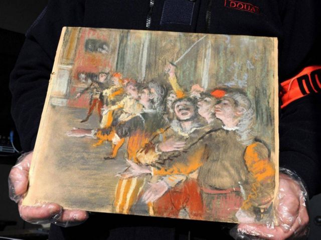 Σε λεωφορείο, κλεμμένος πίνακας του Ντεγκά αξίας 800.000 ευρώ