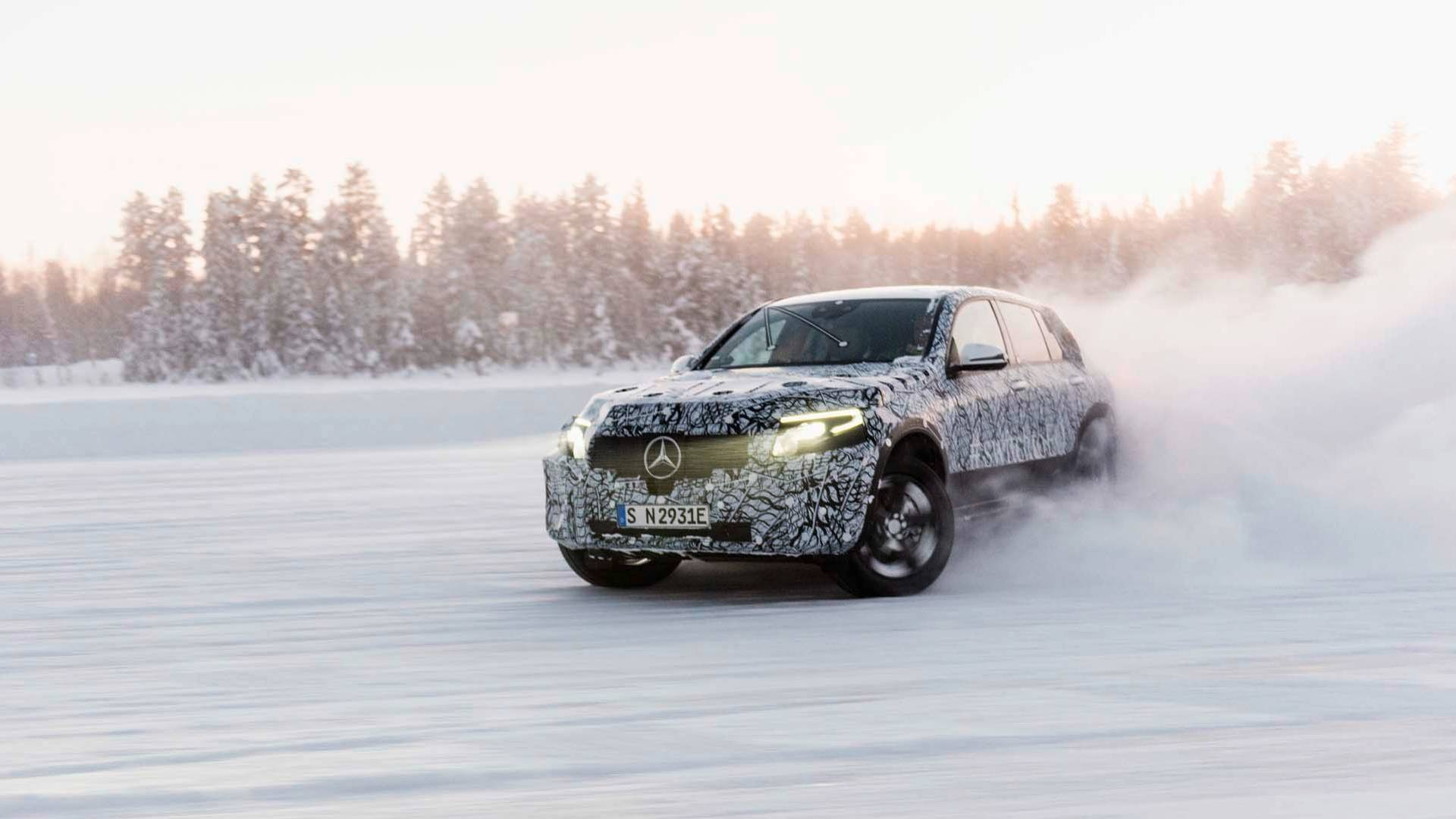 Mercedes-Benz EQC 2019: Ηλεκτρικά παιχνίδια στο χιόνι