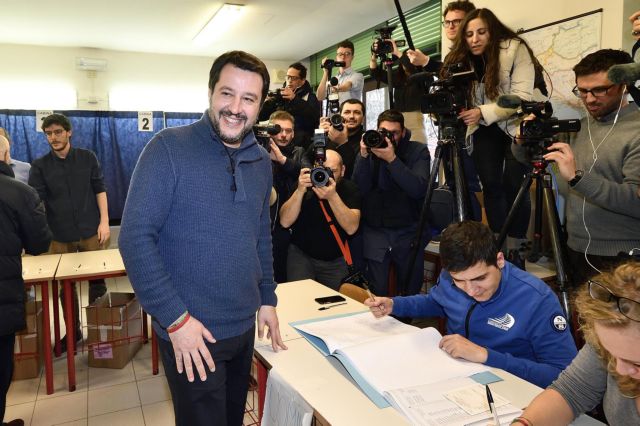 Ιταλία: Η ακροδεξιά Λέγκα πρώτο κόμμα της κεντροδεξιάς συμμαχίας