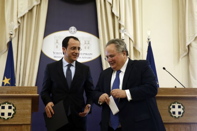 Σαφή μηνύματα προς την Τουρκία έστειλαν Κοτζιάς – Χριστοδουλίδης