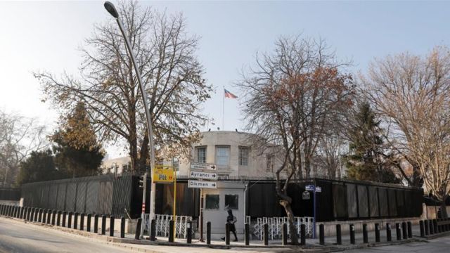 Τουρκία: Σύλληψη 4 Ιρακινών που σχεδίαζαν επίθεση στην πρεσβεία των ΗΠΑ