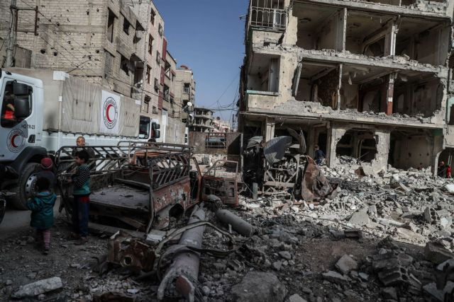 ΟΗΕ: Έγκλημα πολέμου οι βομβαρδισμοί Ρωσίας και ΗΠΑ στην Συρία