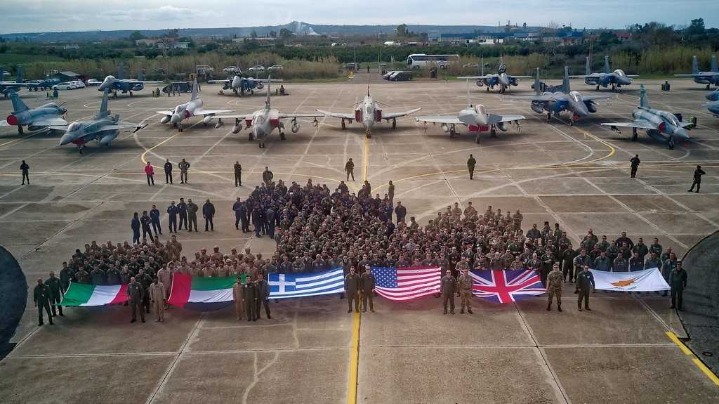Ξεκίνησε η πολυεθνική αεροπορική άσκηση «Ηνίοχος 2018» [Εικόνες]